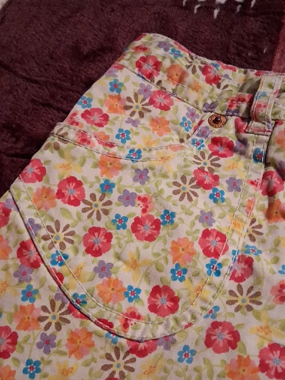 The Children's Place Floral Mini Skirt - Yellow, Pink, Blue